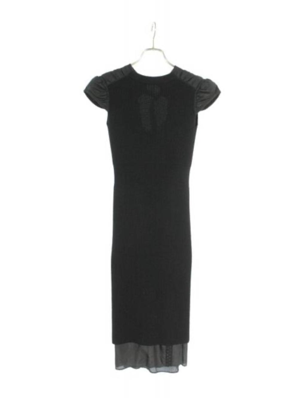SACAI Switch Knit One-Piece Dress